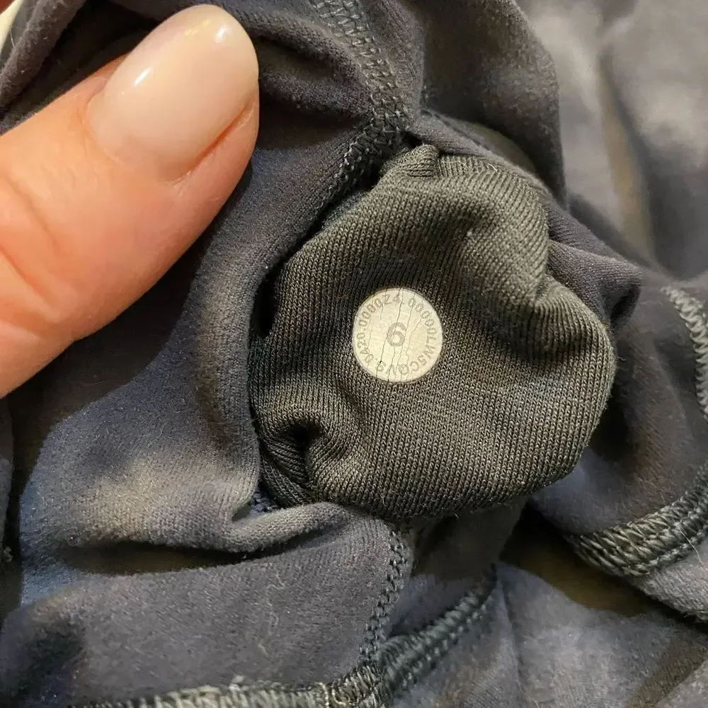 Lululemon Align HR In The Diamond Dye Pitch Gray Graphic Leggings Women Size 6